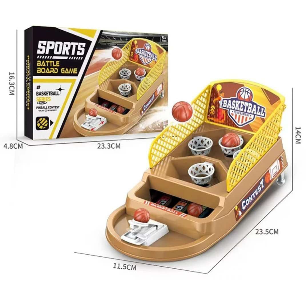 Juego de Mesa de Baloncesto Tipo Pinball (Sports Battle Board Game)